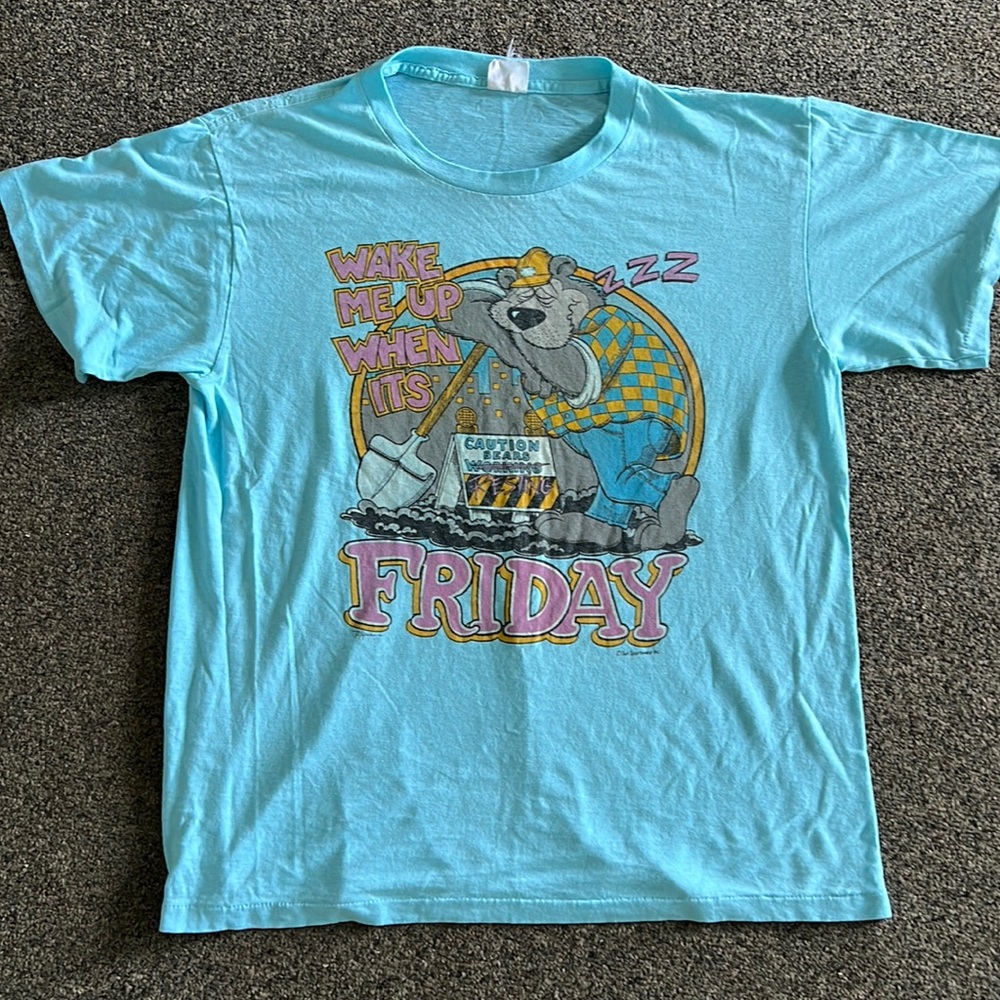 Vintage Sun sportswear sleeping bear tee shirt
